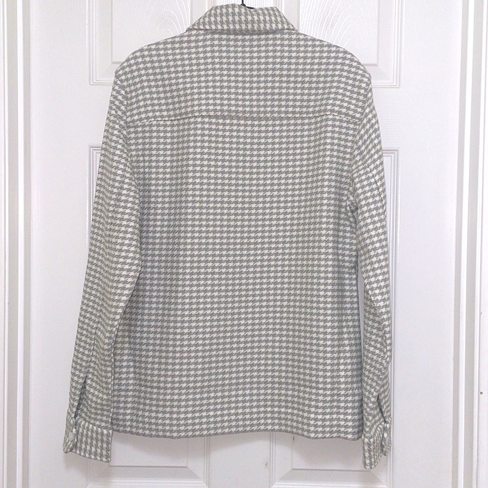NWT REISS Naqua Dogtooth Twill Overshirt - Picture 10 of 12